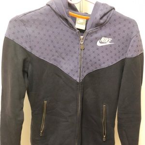 Nike purple zip up jacket